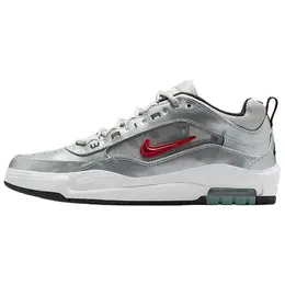 NIKE: Серебристые кеды 