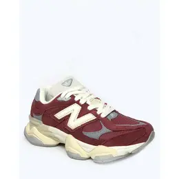New Balance: Бордовые кроссовки 