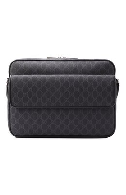 Gucci: Чёрная сумка  Ophidia