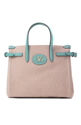Valentino: Бежевая сумка 