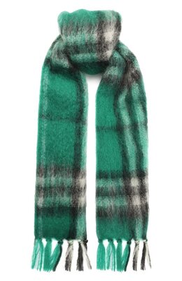 Burberry: Зелёный шарф 