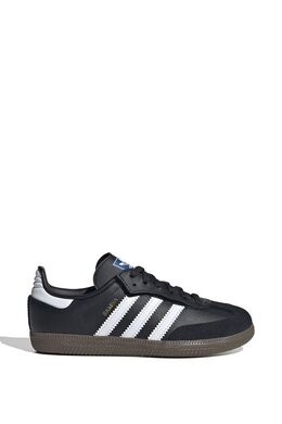 Adidas: Чёрные кроссовки  Samba