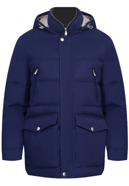 BRUNELLO CUCINELLI: Синяя куртка 