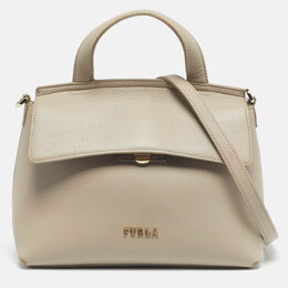 Furla: Светлая сумка на руку 