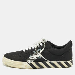 Off-White: Чёрные кроссовки  Vulcanized