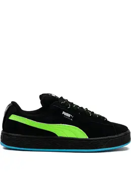 PUMA: Чёрные кроссовки  Suede