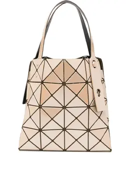 Bao Bao Issey Miyake: Бежевая сумка-шоппер 