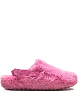 Nike: Розовые сабо 