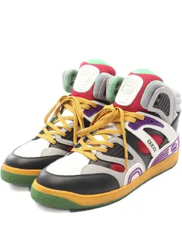 Gucci Pre-Owned: Многоцветные кроссовки 