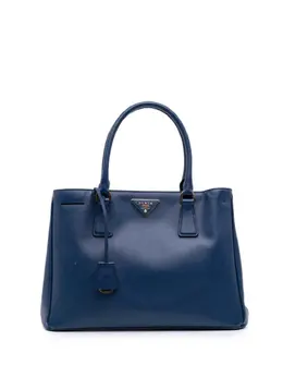 Prada Pre-Owned: Голубая сумка 