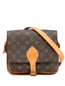 Louis Vuitton Pre-Owned: Коричневая сумка через плечо 