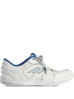 Balenciaga: Белые кроссовки 