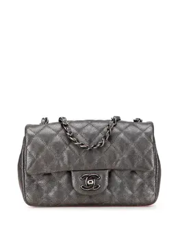 CHANEL Pre-Owned: Серая сумка через плечо 