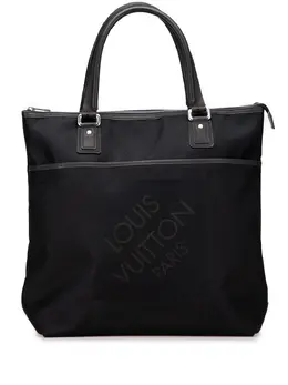 Louis Vuitton Pre-Owned: Чёрная сумка-шоппер 
