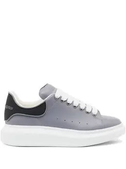 Alexander McQueen: Чёрные кроссовки  Oversized