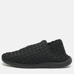 Bottega Veneta: Чёрные мокасины  Intrecciato