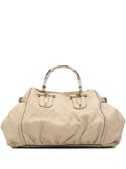Gucci Pre-Owned: Коричневая сумка-шоппер 