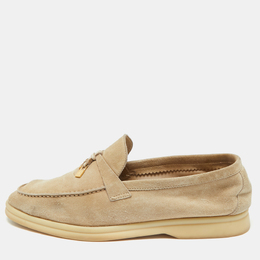 Loro Piana: Бежевые туфли 