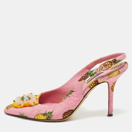 Dolce & Gabbana: Розовые туфли 