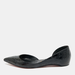 Christian Louboutin: Чёрные балетки 