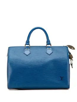 Louis Vuitton Pre-Owned: Голубая сумка 