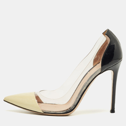 Gianvito Rossi: Многоцветные туфли  Plexi