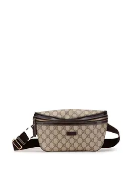 Gucci Pre-Owned: Коричневая поясная сумка 