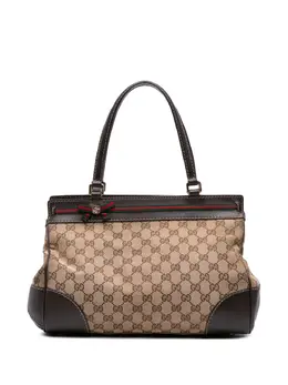 Gucci Pre-Owned: Коричневая сумка-шоппер 