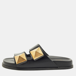 Valentino: Чёрные сандалии  ONE STUD
