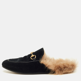 Gucci: Чёрные сабо  Princetown