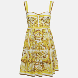 Dolce & Gabbana: Жёлтое платье  Majolica