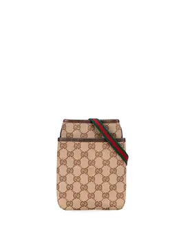 Gucci Pre-Owned: Коричневая сумка через плечо 