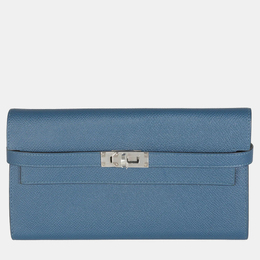 Hermes: Голубой кошелёк  Kelly