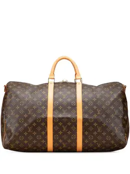 Louis Vuitton Pre-Owned: Коричневая дорожная сумка 