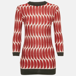 Marni: Красный свитер 