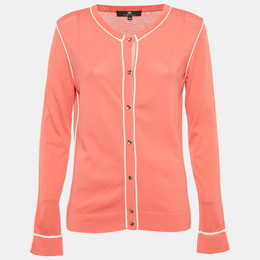 Elisabetta Franchi: Розовый кардиган 