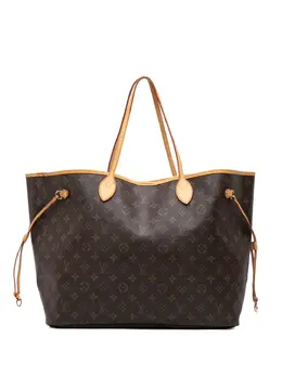 Louis Vuitton Pre-Owned: Коричневая сумка-шоппер 