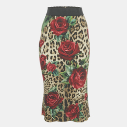 Dolce & Gabbana: Коричневая юбка 