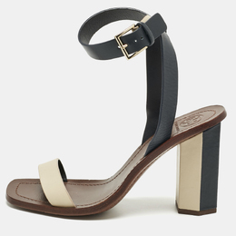 Tory Burch: Синие сандалии 
