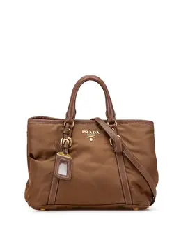 Prada Pre-Owned: Коричневая сумка 
