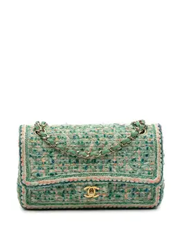 CHANEL Pre-Owned: Зелёная сумка 