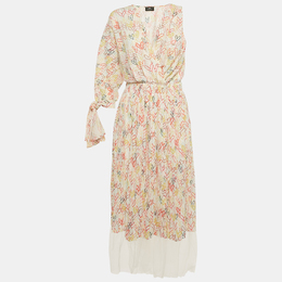 Elisabetta Franchi: Многоцветное платье 