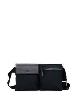 Gucci Pre-Owned: Голубая поясная сумка 