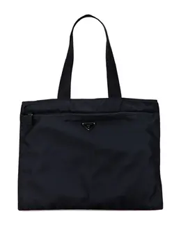 Prada Pre-Owned: Чёрная сумка-шоппер 
