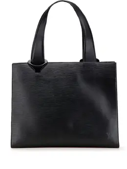 Louis Vuitton Pre-Owned: Чёрная сумка-шоппер 