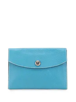 Hermès Pre-Owned: Голубой клатч 