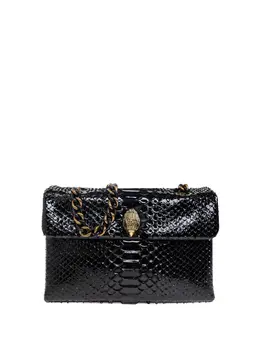 Kurt Geiger London: Чёрная сумка-шоппер 