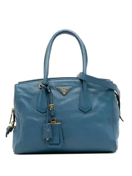 Prada Pre-Owned: Голубая сумка 