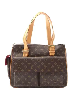Louis Vuitton Pre-Owned: Коричневая сумка-шоппер 