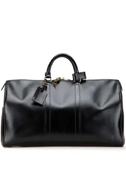 Louis Vuitton Pre-Owned: Чёрная дорожная сумка 